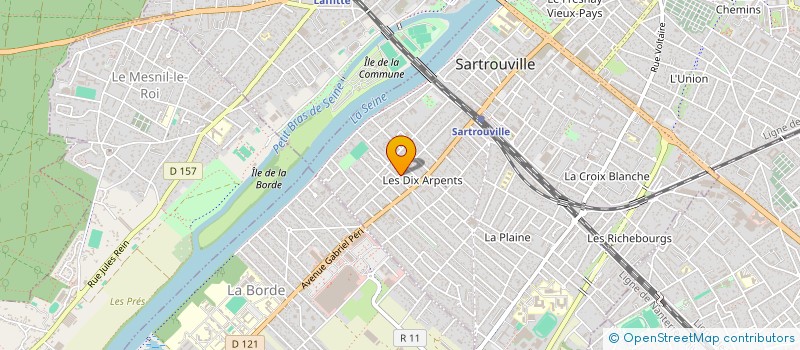 localisation de l'entreprise MADAME MAELYS DUCROUX--QUILLIET  SARTROUVILLE