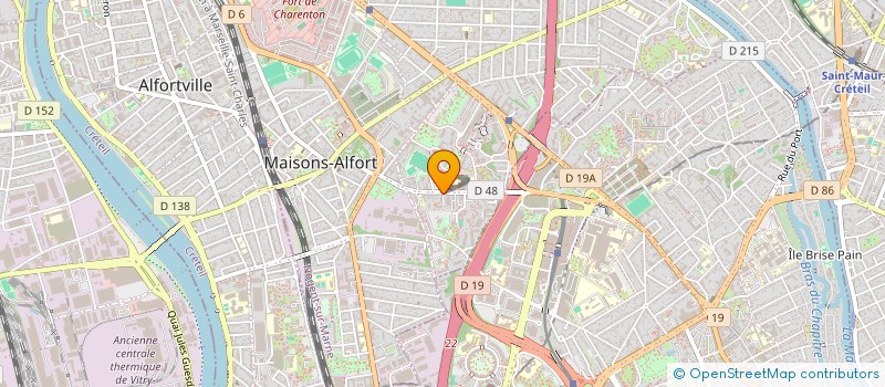 localisation de l'entreprise MADAME MAELYS GASC  MAISONS-ALFORT