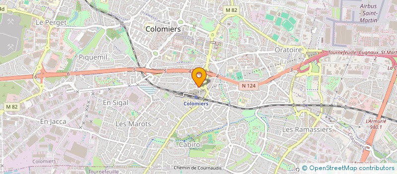 localisation de l'entreprise MADAME MAELYS GAZEAU à COLOMIERS