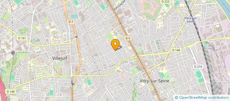 localisation de l'entreprise MADAME MAELYS GOUJON  VITRY-SUR-SEINE