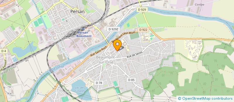 localisation de l'entreprise MADAME MAELYS HARDY  BEAUMONT-SUR-OISE