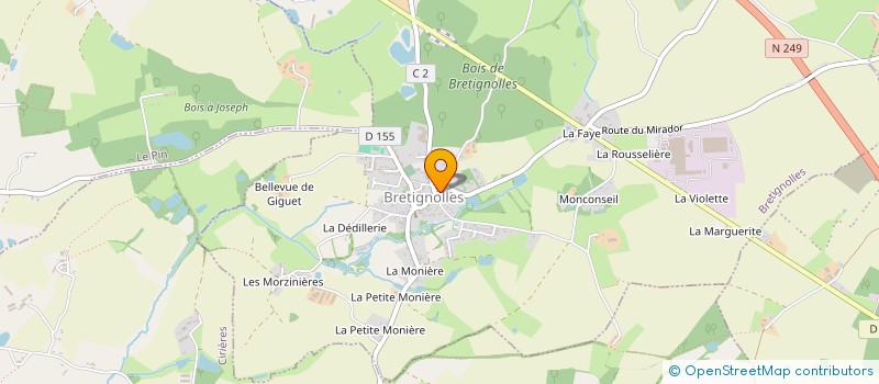 localisation de l'entreprise MADAME MAELYS JEREZ  BRETIGNOLLES