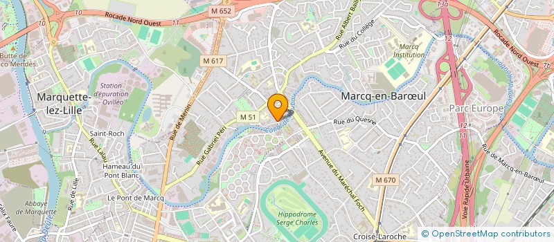localisation de l'entreprise MADAME MAELYS JUILLIEN à MARCQ-EN-BARŒUL