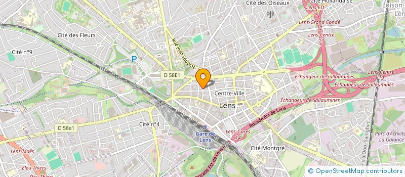 localisation de l'entreprise MADAME MAELYS KELLY ARONDO RUESCHE  LENS