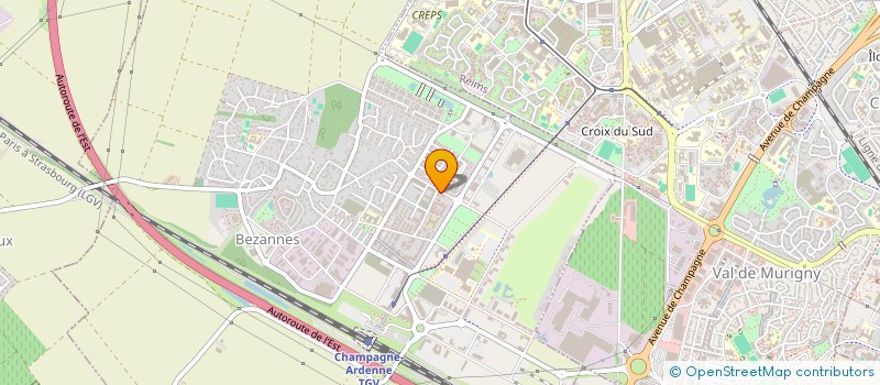 localisation de l'entreprise MADAME MAELYS LALLEMENT  BEZANNES