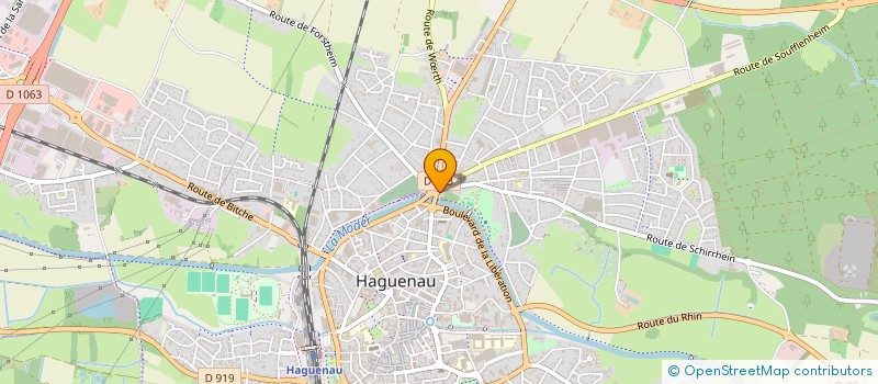 localisation de l'entreprise MADAME MAELYS MAILLOT  HAGUENAU