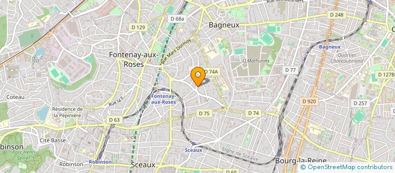 localisation de l'entreprise MADAME MAELYS MALICHECQ à FONTENAY-AUX-ROSES