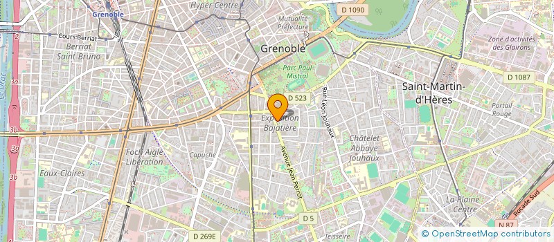 localisation de l'entreprise MADAME MAELYS MOLLARD à GRENOBLE