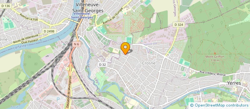 localisation de l'entreprise MADAME MAELYS MORENO  CROSNE