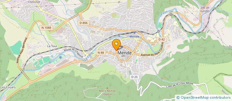 localisation de l'entreprise MADAME MAELYS PLAGNES à MENDE