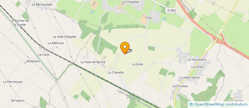 localisation de l'entreprise MADAME MAELYS PLAISANCE--PRUNIER  PRINQUIAU