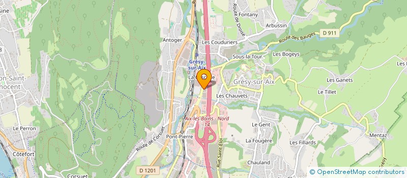 localisation de l'entreprise MADAME MAELYS PREVEL  GRESY-SUR-AIX