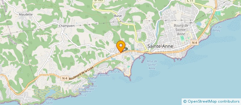 localisation de l'entreprise MADAME MAELYS QUISTIN  SAINTE-ANNE