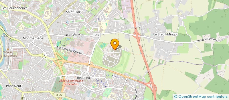 localisation de l'entreprise MADAME MAELYS RONDEAU  POITIERS