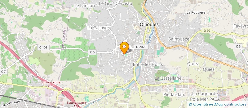 localisation de l'entreprise MADAME MAELYS SEMPERE  OLLIOULES