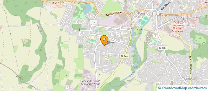 localisation de l'entreprise MADAME MAELYS SIGLER  CHARVIEU-CHAVAGNEUX