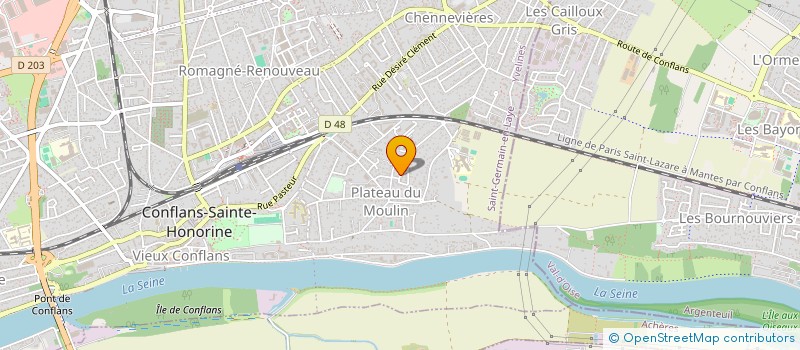 localisation de l'entreprise MADAME MAELYS SLOBADZIAN  CONFLANS-SAINTE-HONORINE