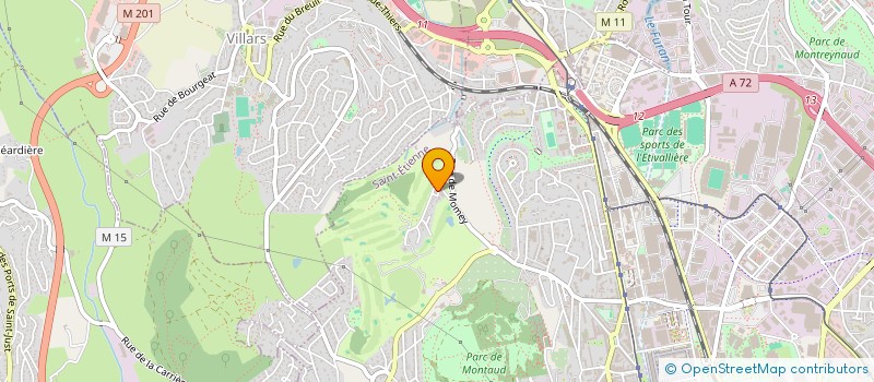 localisation de l'entreprise MADAME MAELYS VACHER  SAINT-ETIENNE