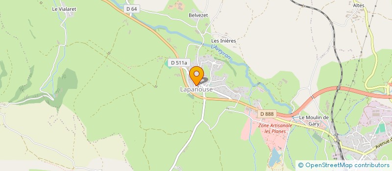 localisation de l'entreprise MADAME MAELYS VENKIAH  SEVERAC D'AVEYRON