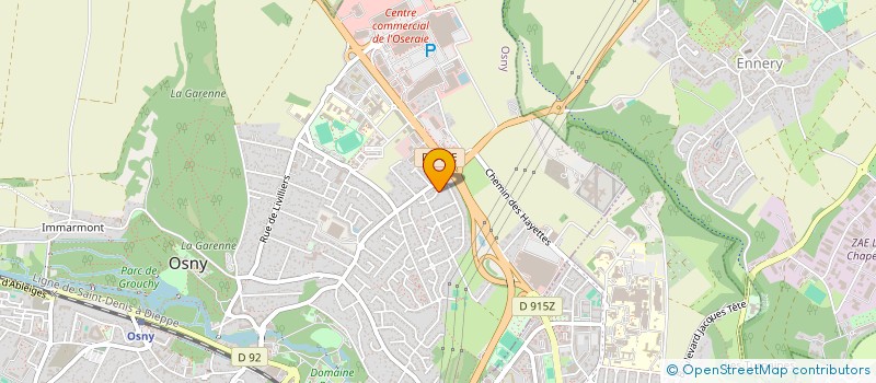 localisation de l'entreprise MADAME MAELYSS DEVISME  OSNY