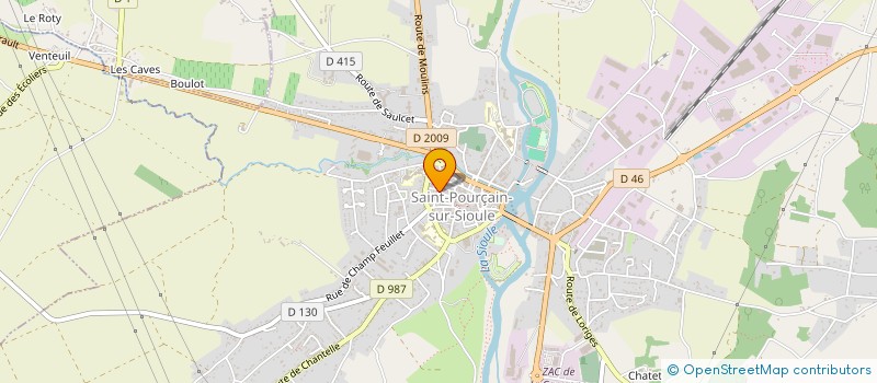 localisation de l'entreprise MADAME MAELYSS SOARES DE OLIVEIRA  SAINT-POURCAIN-SUR-SIOULE