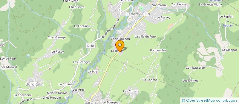 localisation de l'entreprise MADAME MAELYSSE TURAN  HABERE-LULLIN