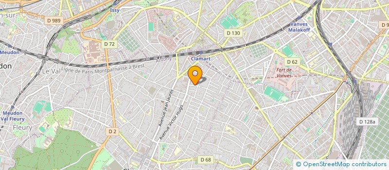 localisation de l'entreprise MADAME MAENA CHAPUT à CLAMART