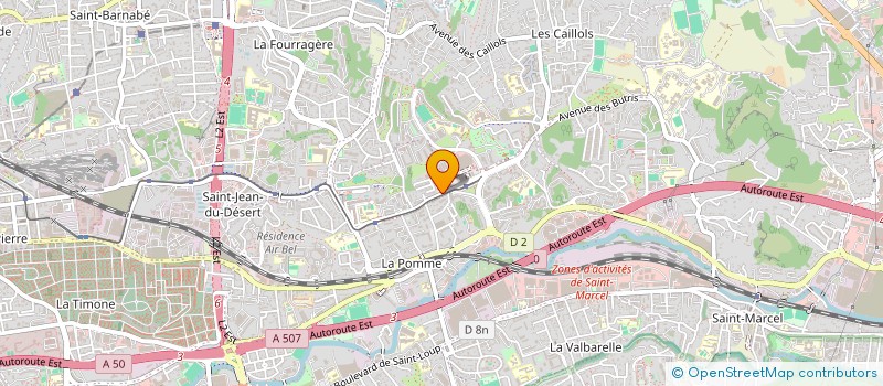 localisation de l'entreprise MADAME MAENA FOSSE VOGEL  MARSEILLE