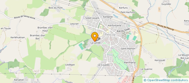 localisation de l'entreprise MADAME MAENA LE FEURMOU  PLESCOP