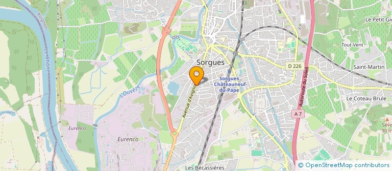 localisation de l'entreprise MADAME MAENA MICHEL  SORGUES