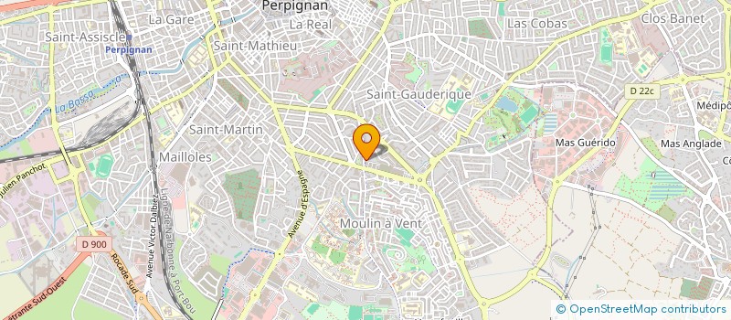 localisation de l'entreprise MADAME MAENA RADONDY  PERPIGNAN