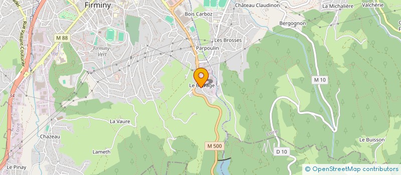 localisation de l'entreprise MADAME MAESSA HEMICI  FIRMINY