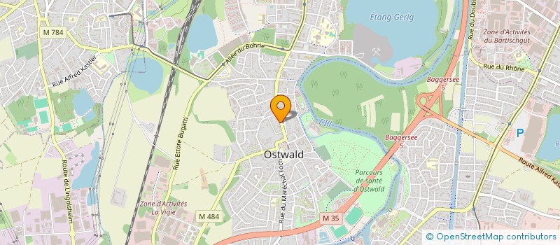 localisation de l'entreprise MADAME MAEVA AGNES EPOSSI  OSTWALD