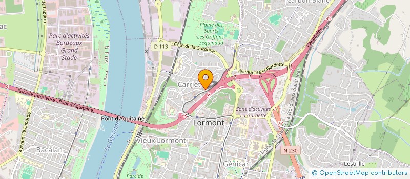 localisation de l'entreprise MADAME MAEVA AKAR  LORMONT