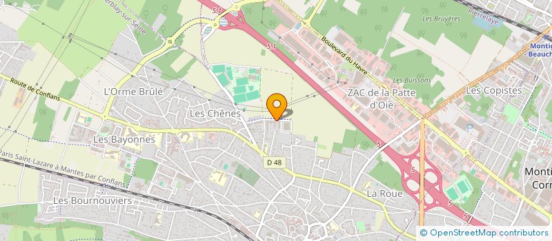 localisation de l'entreprise MADAME MAEVA ALLAIS  HERBLAY-SUR-SEINE