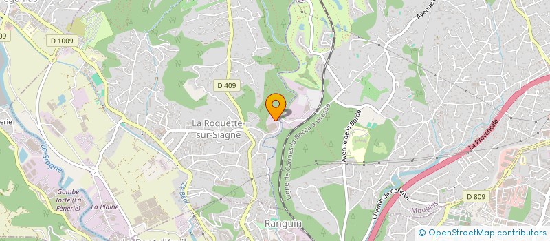 localisation de l'entreprise MADAME MAEVA ALVES à LA ROQUETTE-SUR-SIAGNE