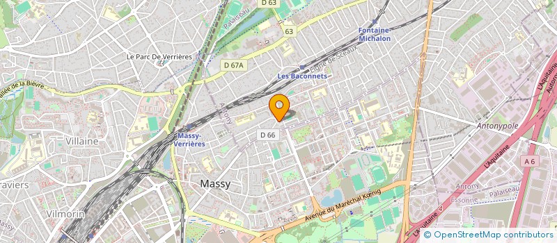 localisation de l'entreprise MADAME MAEVA AMANT à ANTONY