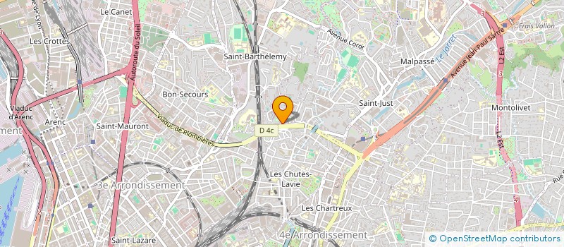 localisation de l'entreprise MADAME MAEVA ANDRIANANDRASANA  MARSEILLE