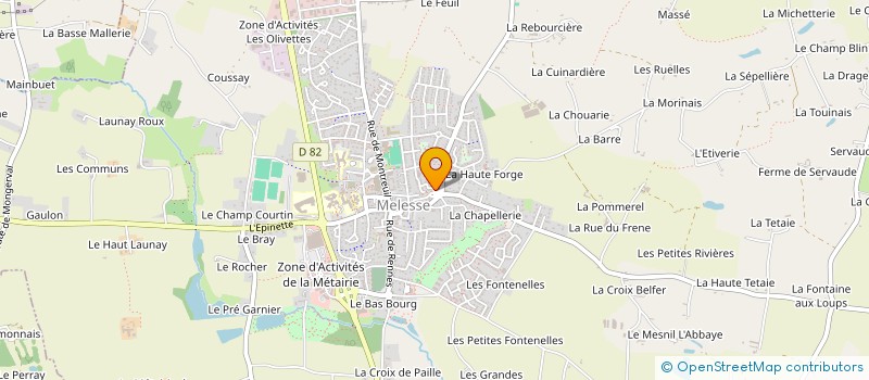 localisation de l'entreprise MADAME MAEVA ANNEIX  MELESSE