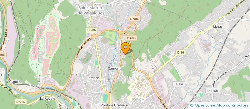 localisation de l'entreprise MADAME MAEVA ARMAND  SAINT-MARTIN-DE-VALGALGUES