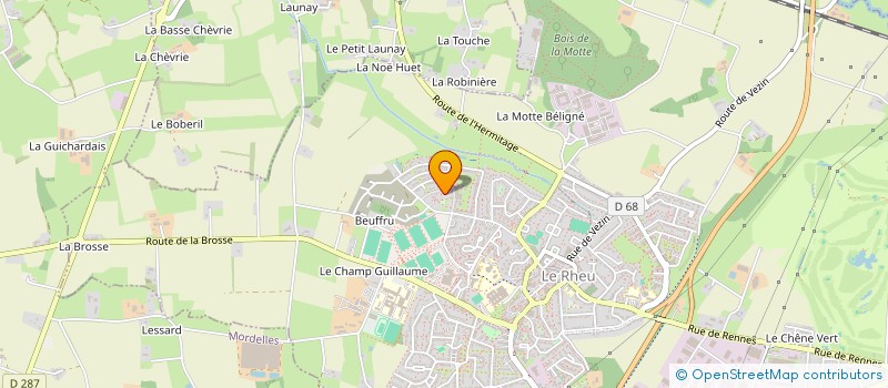 localisation de l'entreprise MADAME MAEVA ARTURE  LE RHEU