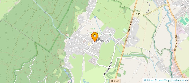 localisation de l'entreprise MADAME MAEVA ASTORINO  ECHENEVEX