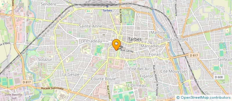 localisation de l'entreprise MADAME MAEVA BARON  TARBES