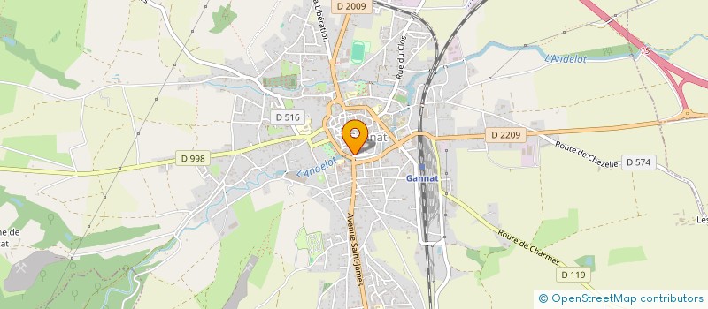 localisation de l'entreprise MADAME MAEVA BARRAUD  MONTOLDRE