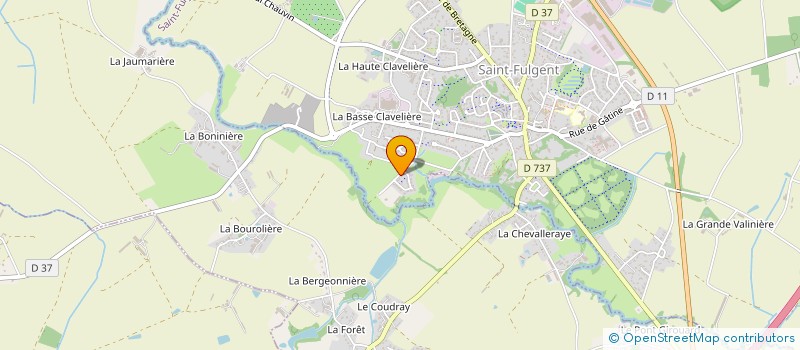 localisation de l'entreprise MADAME MAEVA BASTIN  SAINT-FULGENT