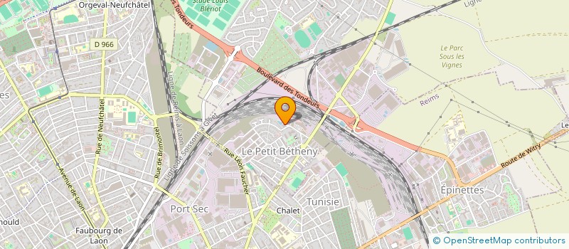 localisation de l'entreprise MADAME MAEVA BATE  BETHENY