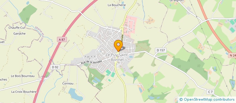 localisation de l'entreprise MADAME MAEVA BAYA à CHOLET