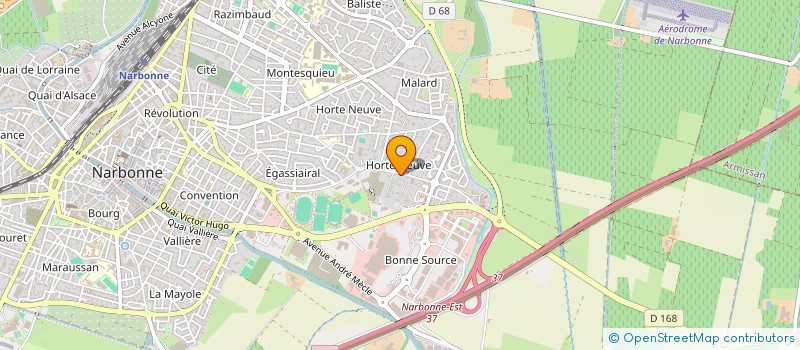 localisation de l'entreprise MADAME MAEVA BAYARD  NARBONNE