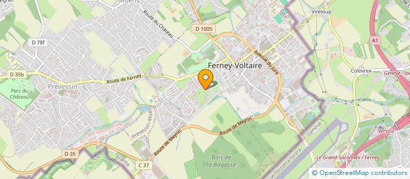 localisation de l'entreprise MADAME MAEVA BEAUCAMP à FERNEY-VOLTAIRE