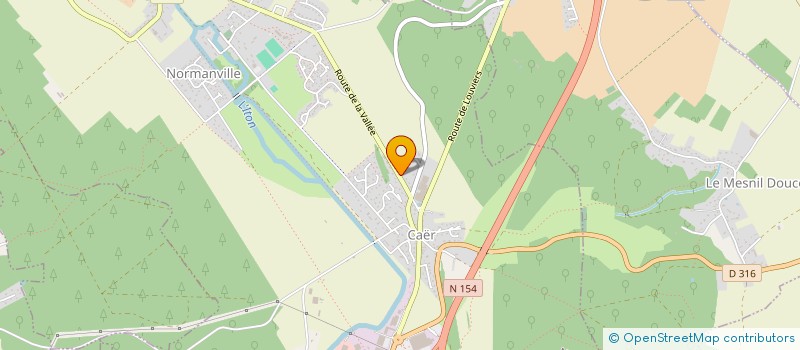 localisation de l'entreprise MADAME MAEVA BENARD  NORMANVILLE